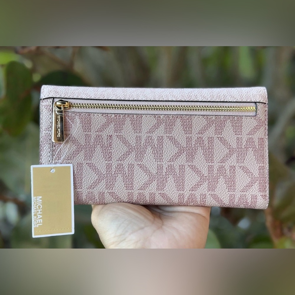 Michael Kors Sheila LG Tote Shoulder Bag + Wallet Pink - Picture 11 of 15